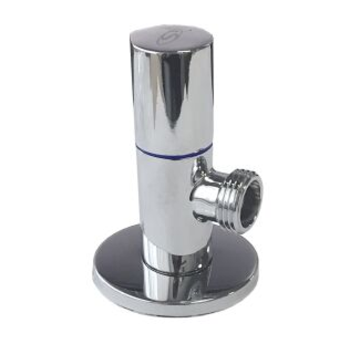 Кран Solomon Ф1/2"х 1/2" кутовий з керамічною буксою NEW 9082-12