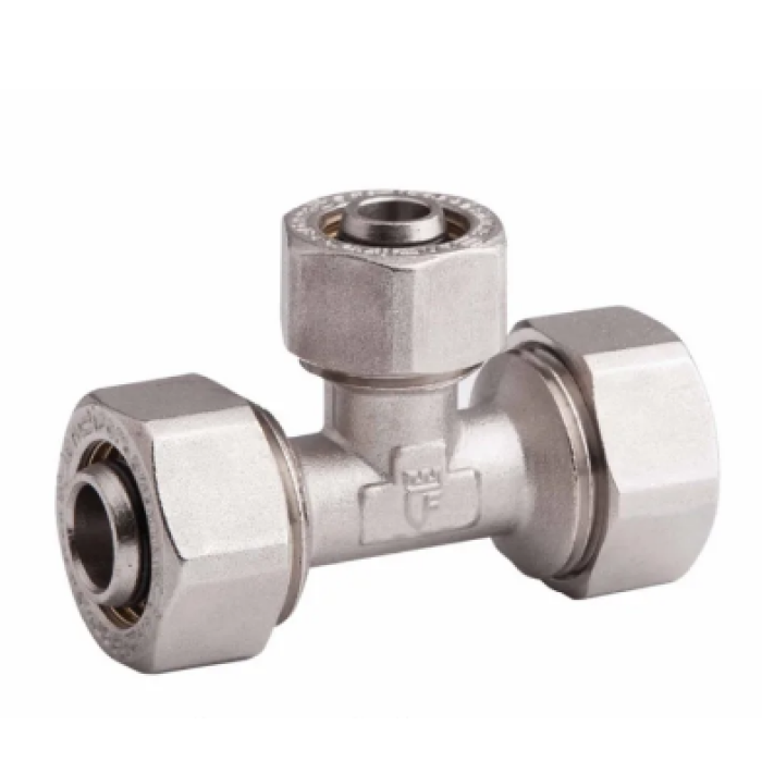 Трійник металопластиковий SD Plus 16*16*16 SD158W161616