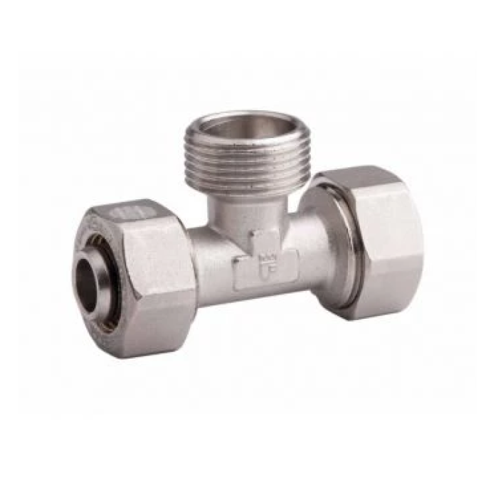 Трійник металопластиковий SD Plus РЗ 16*1/2"*16 SD160W161516