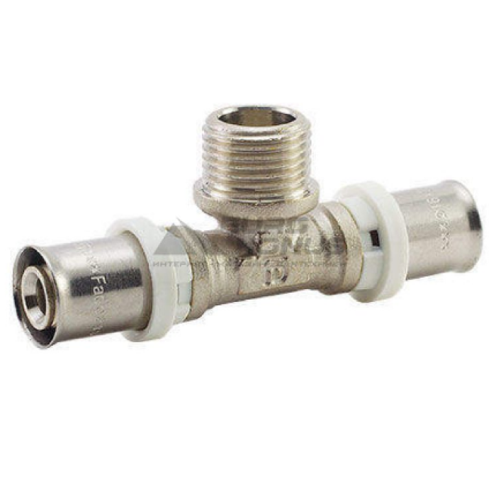 Трійник металопластиковий прес Fado РЗ 16*1/2"*16 HDT21