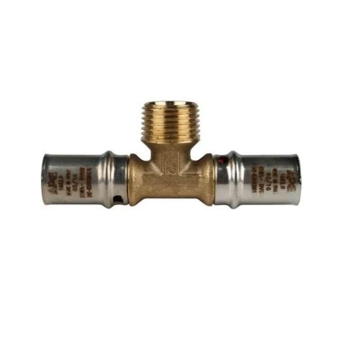 Трійник металопластиковий прес APE РЗ 16*1/2"*16 AP 133 APEPTN161216