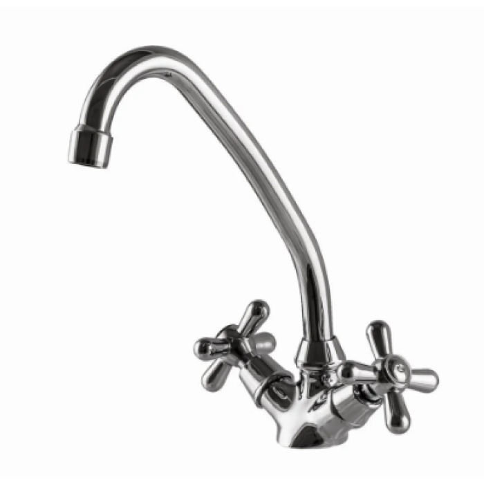 Змішувач для мийки Globus Lux ялинка, латунь, хром GB-SHARM-0104-00