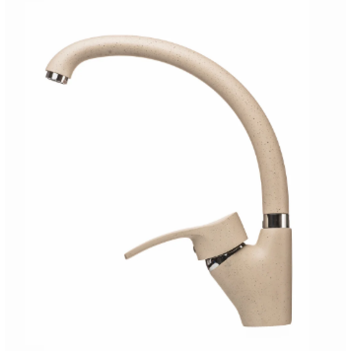 Змішувач для мийки Globus Lux Queensland латунь, пісочний GLQU-0203S-BIG-SAHARA