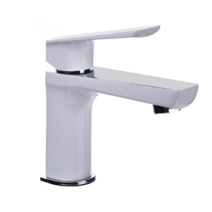 Змішувач для раковини Topaz Lexi латунь, білий TL21201-H57-WW