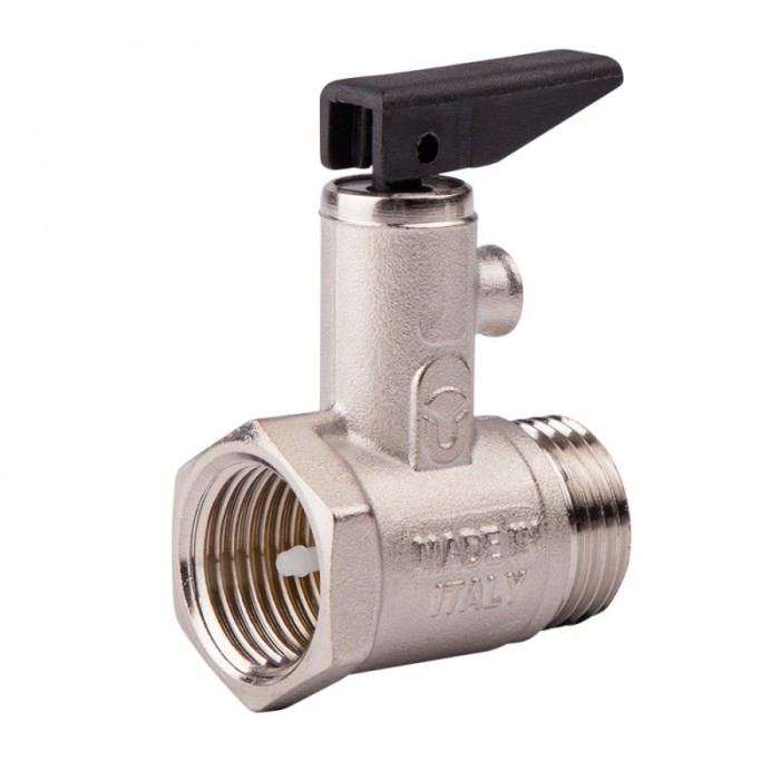 Клапан запобіжний для водонагрівача з ручкою Icma 8 бар 3/4" Вн-Зов GS09