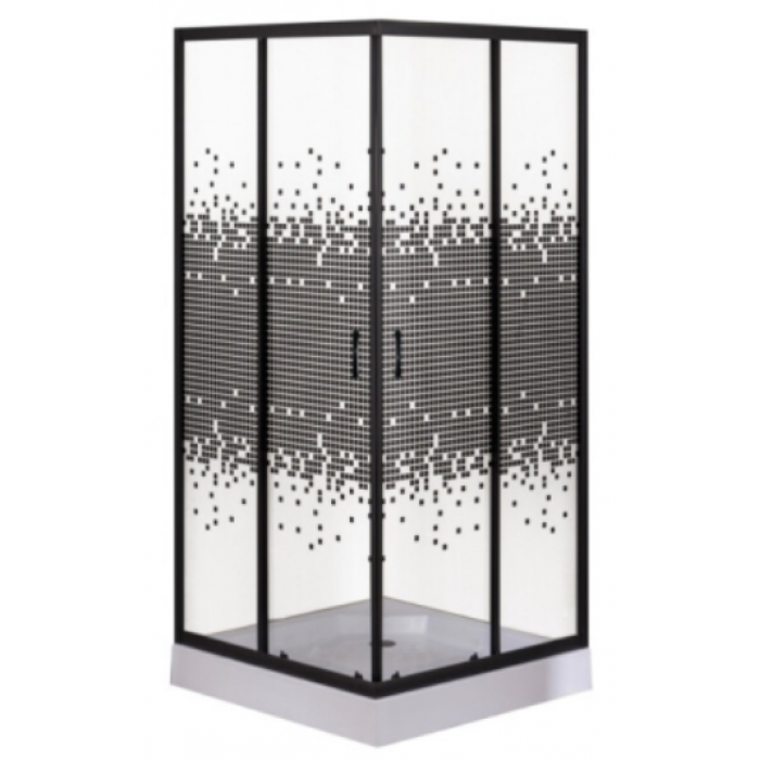 Душова кабіна Bravo NER 90B.Mosaic DKBNER90BM