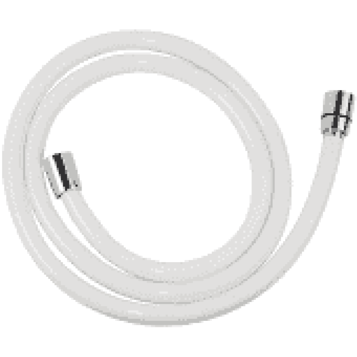 Шланг для душа Bossini 150см, силікон (білий) PVC A00131