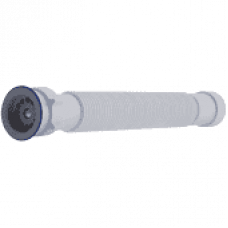 Гофросифон пластиковий білий Soloplast 50 (100 см) Г0015