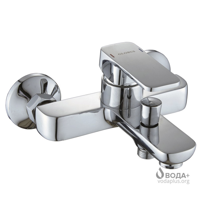 Змішувач для ванни Globus Lux Milano з аксесуарами, латунь, хром GLM-0102