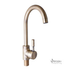 Змішувач для мийки Globus Lux LAZER латунь, бронза GLLR-0103S-BRONZE