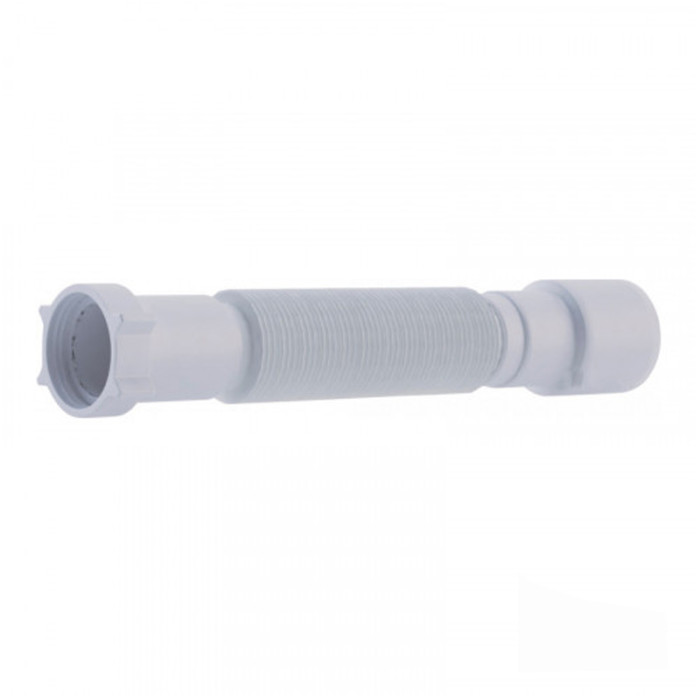 Гофра пластикова біла АніПласт 1 1/2"x40/50 (41-80см) К106