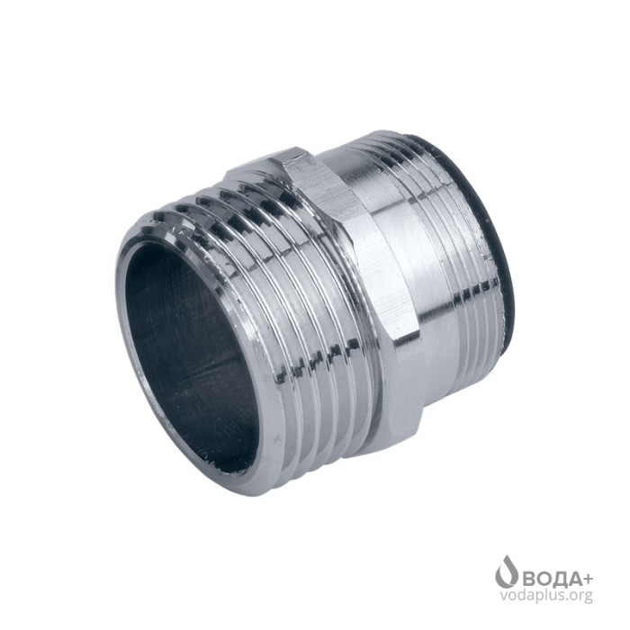 Перехід  металевий М24 Зов * 1/2" Зов  (плоский вилив) хром (833)