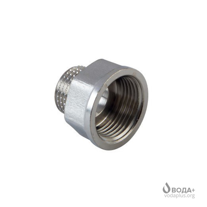 Перехід  металевий М22 Вн * 1/2" Зов  (круглий вилив) хром (834)