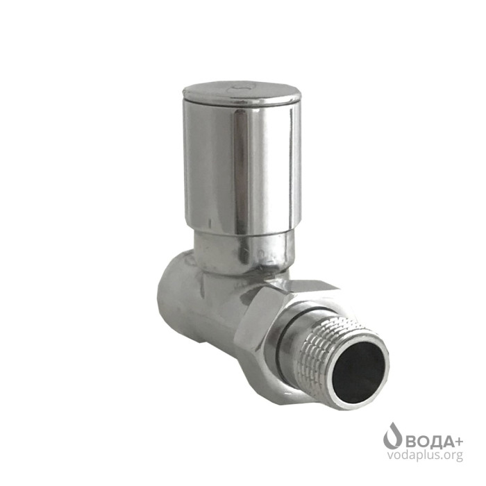 Кран радіаторний Solomon з американкою вентиль 1/2" прямий, хром 1865