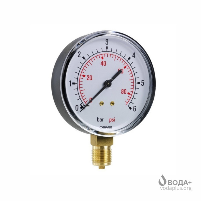 Манометр Watts MDR 16бар Ф63 RAD 1/4"вертикальный 10007725(0318216)