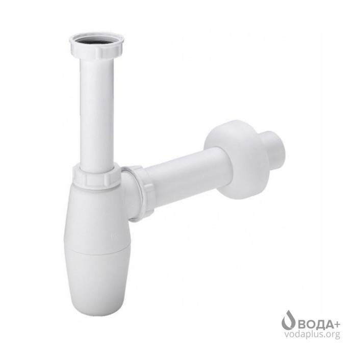 Сифон для умивальника Viega 1 1/4" пластиковий без горла V108694